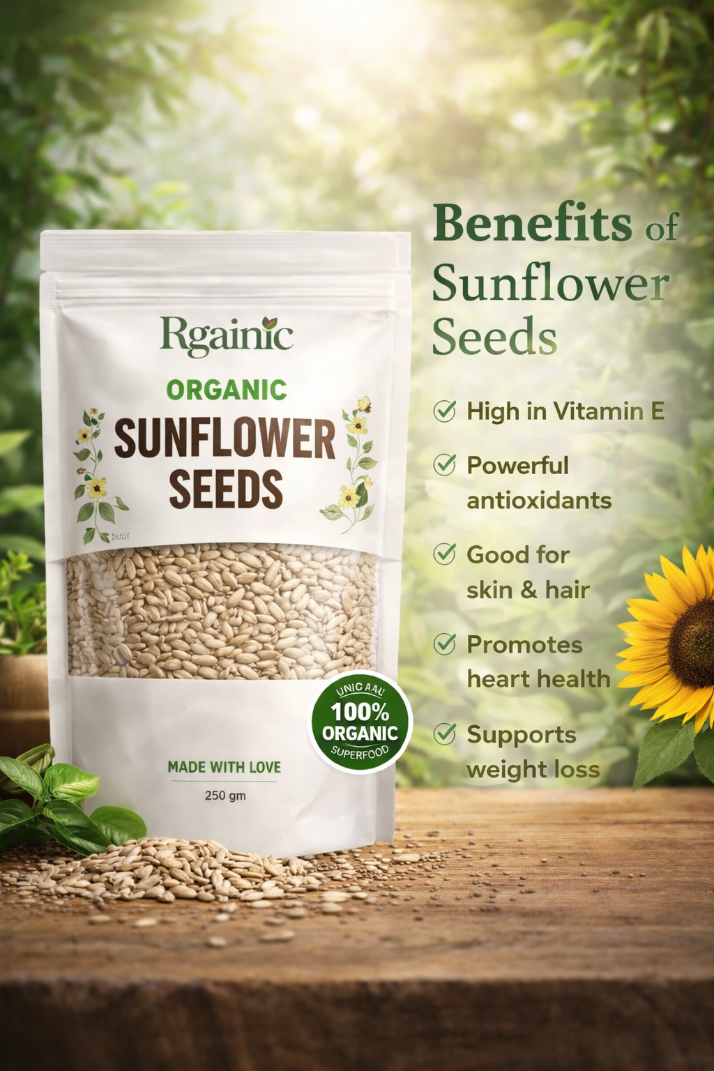 Sunflower seeds